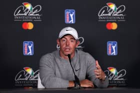 Rory McIlroy speaks to the media prior to the Arnold Palmer Invitational presented by Mastercard at Bay Hill in Orlando