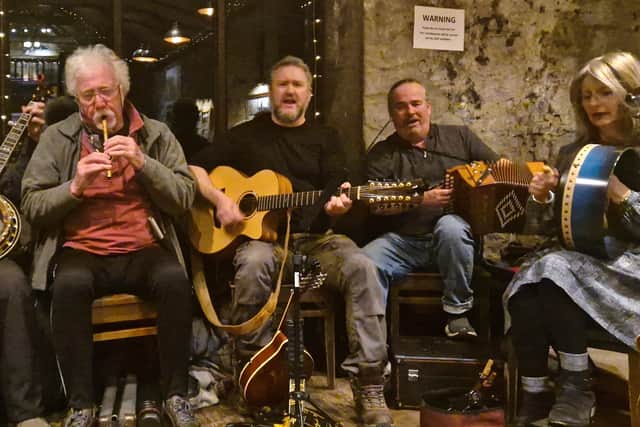 Local music session at the Ben Nevis Inn