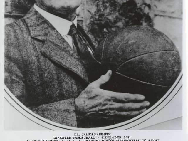 Dr James Naismith, the Canadian-born inventor of basketball, who is being reclaimed as Scottish.