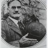 Dr James Naismith, the Canadian-born inventor of basketball, who is being reclaimed as Scottish.