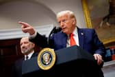 Donald Trump has created another week of chaos in the world (Picture: Andrew Harnik)