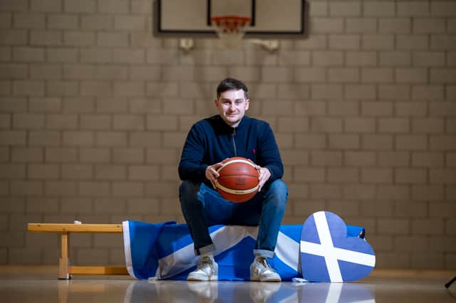 Dr Ross Walker, of Stirling University, who has argued that the inventor of basketball was Scottish.