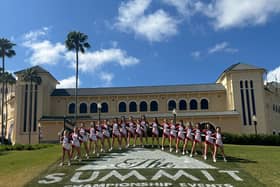 Black Diamond Cheerleaders, a Scottish team, at The Summit in Florida last year.