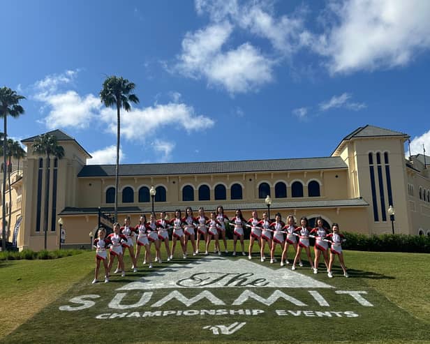 Black Diamond Cheerleaders, a Scottish team, at The Summit in Florida last year.