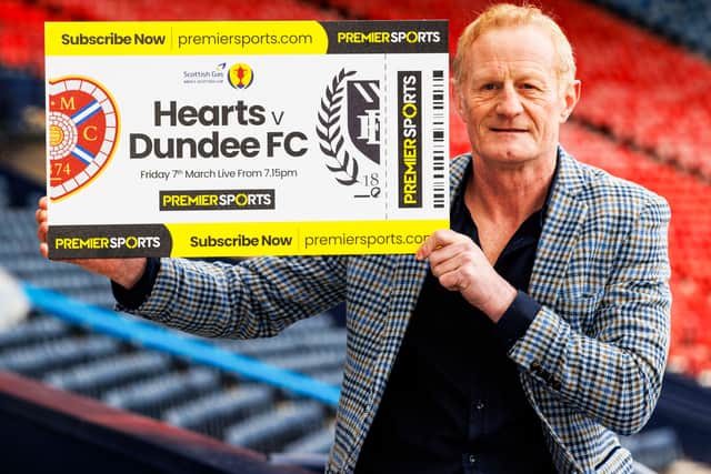 Colin Hendry promotes Premier Sports' coverage of Hearts v Dundee in the Scottish Cup.