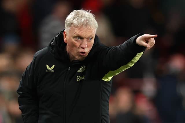 Everton manager David Moyes.
