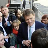 Reform UK's deputy leader Richard Tice speaks to the media during a visit to Glasgow (Picture: John Devlin)