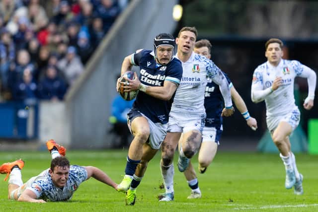 Darcy Graham impressed against Italy in Scotland's Six Nations opener.