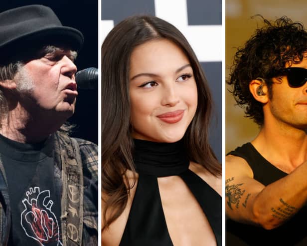 The three Glastonbury headliners.