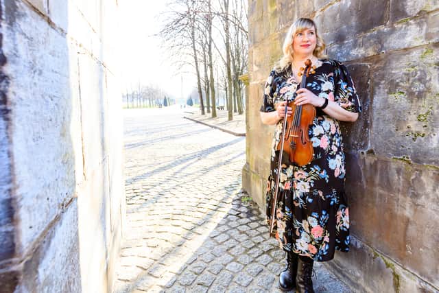 Violinist Seonaid Atkinson.