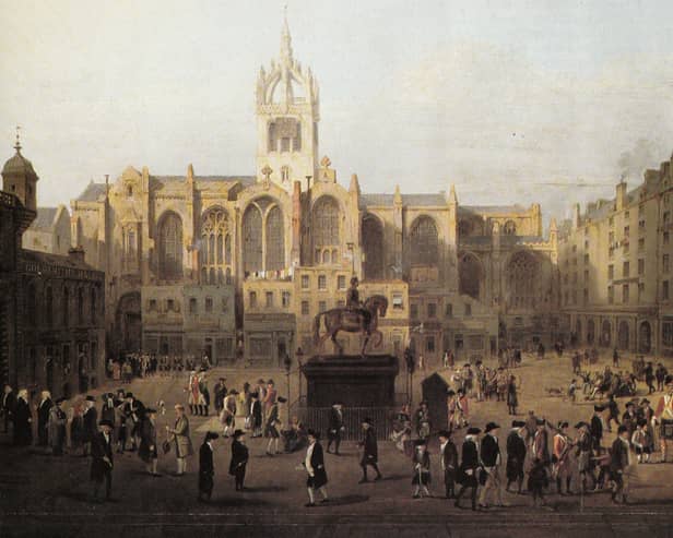 John's Coffee House and Tavern has re-opened almost in exactly the same spot where it stood for 200 years. The popular premises could be found in Parliament Close, with the tavern captured in the top right hand corner of this painting of late 18th Century scenes. PIC: Contributed.