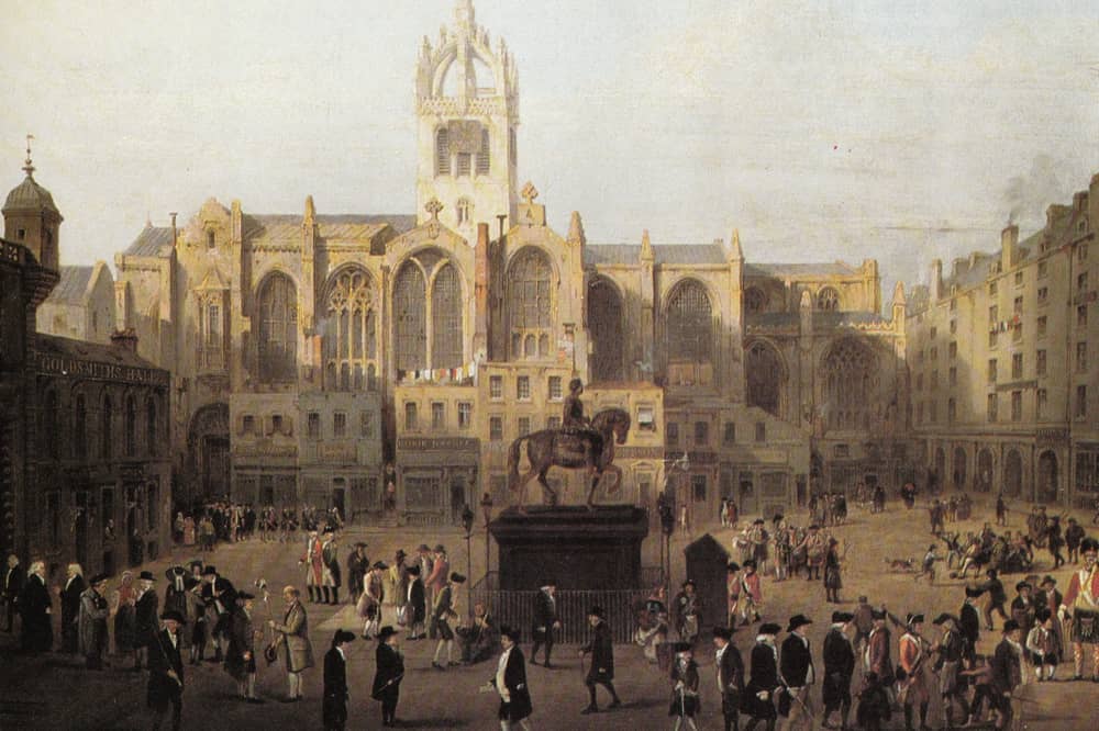 John's Coffee House and Tavern has re-opened almost in exactly the same spot where it stood for 200 years. The popular premises could be found in Parliament Close, with the tavern captured in the top right hand corner of this painting of late 18th Century scenes. PIC: Contributed.