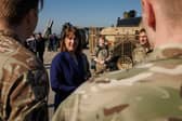 Chancellor of the Exchequer Rachel Reeves meets military personnel. Credit: Dan Kitwood/PA Wire