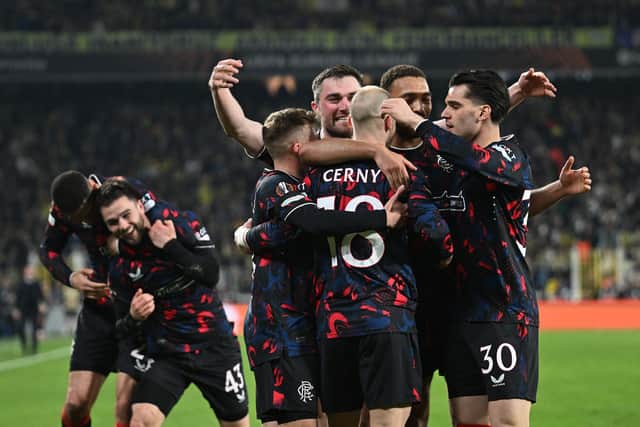 Rangers recorded a memorable result in Istanbul.