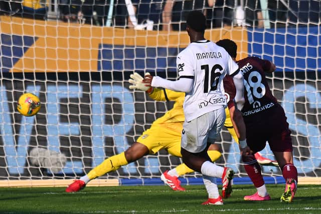 Che Adams netted his ninth goal of the season for Torino against Parma.