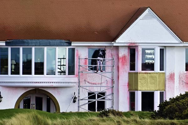 The attack on Trump Turnberry came in March. Picture: John Devlin  