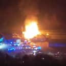 Fire at Fairways Business Park in Inverness.