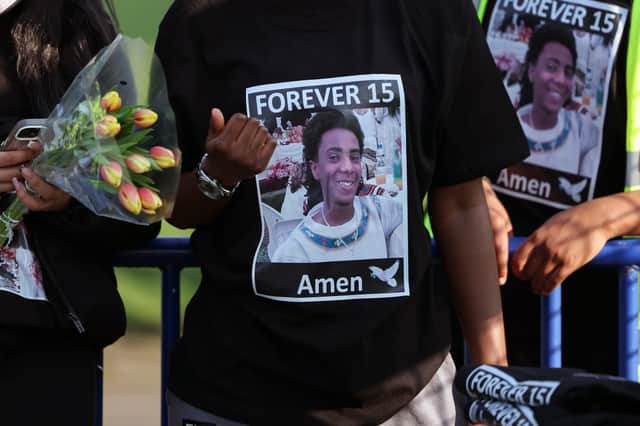 A vigil was held on Sunday