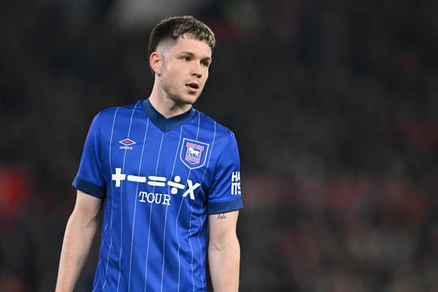 Ipswich's George Hirst is on Scotland's radar.