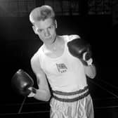 Lightweight boxer Dick McTaggart who won 'Lightweight' gold at the 1956 Olympic Games in Melbourne. He was also awarded the Val Barker Trophy, as the games outstanding boxer.