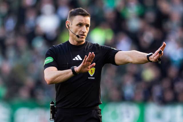 Referee Steven McLean will take charge of the Old Firm derby between Celtic and Rangers this weekend. (Photo by Craig Foy / SNS Group)