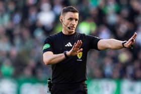 Referee Steven McLean will take charge of the Old Firm derby between Celtic and Rangers this weekend. (Photo by Craig Foy / SNS Group)