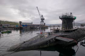 The Faslane naval base has created thousands of jobs in the area (Picture: James Glossop/WPA pool)
