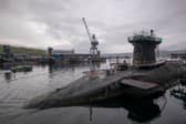 The Faslane naval base 
