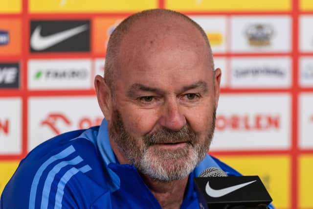 Scotland head coach Steve Clarke has named a 23-man squad for the Nations League play-off against Greece.