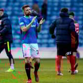Ex-Rangers defender Russell Martin has been linked with the manager's job at Ibrox in recent weeks. Cr: SNS Group.