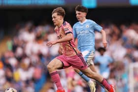 Scotland youth international Sam Chambers has agreed a new long-term deal at Leeds United. Cr: Getty Images.
