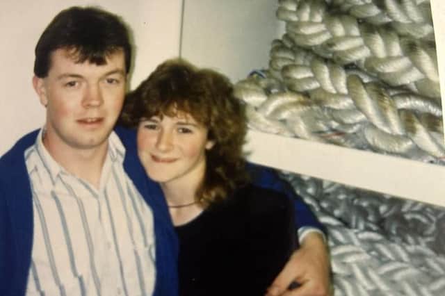 Mairi Ann and Neil Macdonald onboard Hebridean Isles in 1989