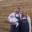 Grant, Heather and their baby