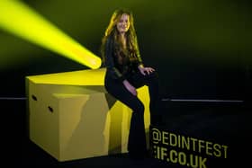 Festival director Nicola Benedetti at the launch of this year's Edinburgh International Festival programme.