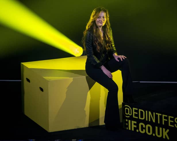 Festival director Nicola Benedetti at the launch of this year's Edinburgh International Festival programme.