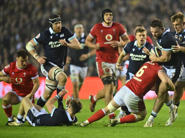Scotland struggled in the final quarter against Wales, conceding three tries.