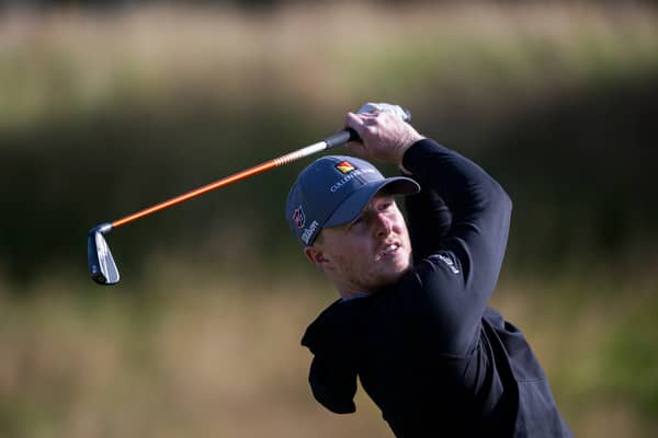 Craig Howie pictured in action during last year’s Farmfoods Scottish Challenge supported by the R&A at Newmachar Golf Club 