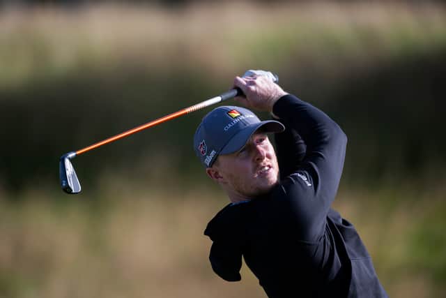Craig Howie pictured in action during last year’s Farmfoods Scottish Challenge supported by the R&A at Newmachar Golf Club 