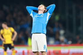 Scott McTominay picked up an injury for Napoli last weekend.