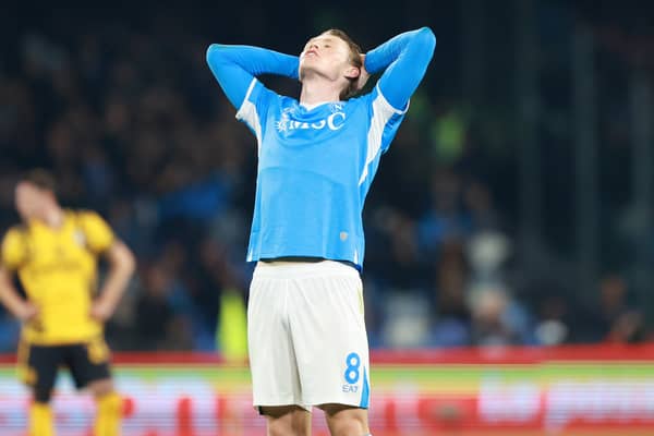 Scott McTominay picked up an injury for Napoli last weekend.