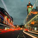 Princes Street at night