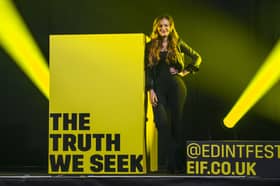 Nicola Benedetti, director of Edinburgh International Festival, at the launch of the programme for this year's event, which has the theme of "the truth we seek" (Picture: Lisa Ferguson)