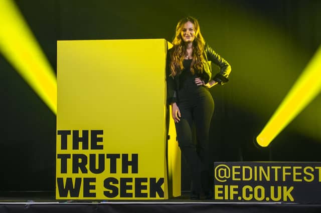 Nicola Benedetti, director of Edinburgh International Festival, at the launch of the programme for this year's event, which has the theme of "the truth we seek" (Picture: Lisa Ferguson)