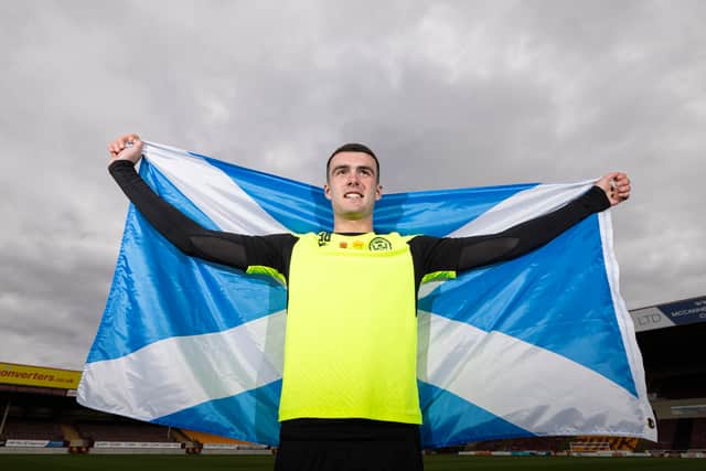 Motherwell's Lennon Miller has been called into the senior Scotland squad for the first time. (Photo by Ross MacDonald / SNS Group)