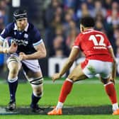 Scotland's Gregor Brown appeared as a substitute in the victory over Wales at Muraryfield last weekend.  (Photo by Ross Parker / SNS Group)