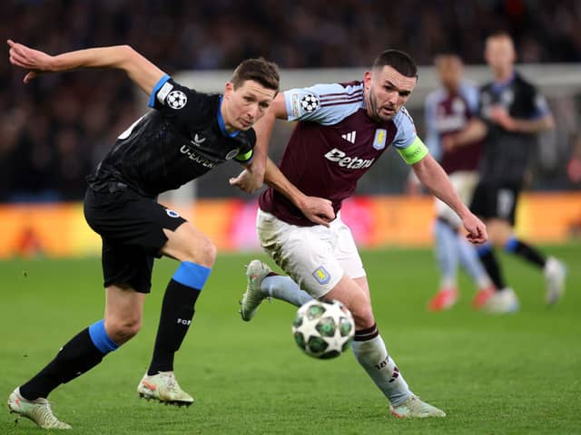 John McGinn believes Aston Villa can go even further in the Champions League after a memorable win over Club Brugge on Wednesday. Cr: Getty Images.