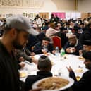 Ramadan is a time of togetherness with people gathering to share communal iftar meals (Picture: Daniel Leal)