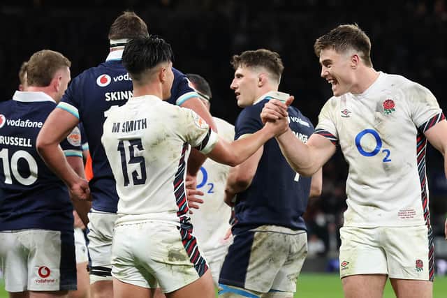 Scotland suffered pain at Twickenham.