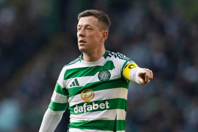 Celtic's Callum McGregor is a doubt for Sunday's Old Firm clash against Rangers. (Photo by Craig Foy / SNS Group)