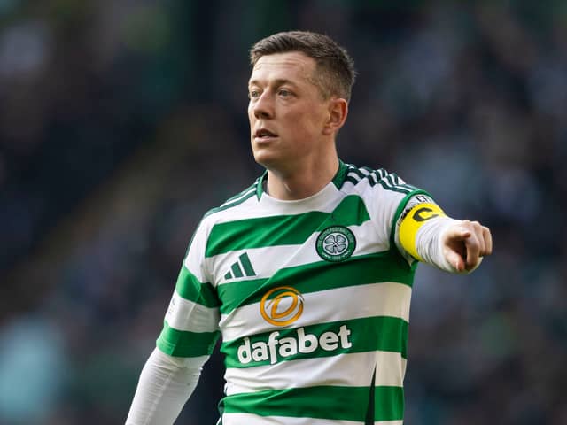 Celtic's Callum McGregor is a doubt for Sunday's Old Firm clash against Rangers. (Photo by Craig Foy / SNS Group)